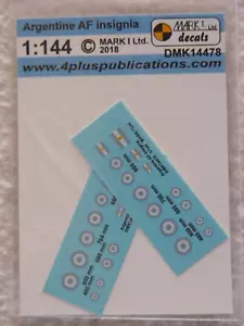 Mark 1 1/144 Scale Argentine AF Insignia Decals - Bild 1 von 1