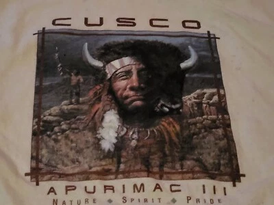 Винтажная футболка XL Cusco Apurimac Nature - Spirit - Pride - Изображение 1 из 4