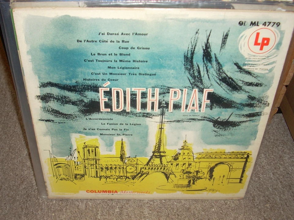 EDITH PIAF self titled ( world music ) 6 eye france - Image 1 of 1