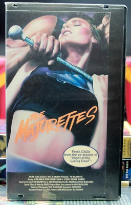 The Majorettes VHS 1988 Horror Slasher Vestron John Russo Bill Hinzman RARE GD+ Foto 1 de 4