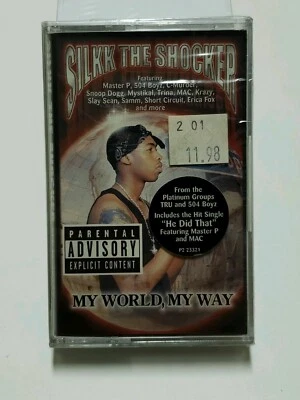 Silkk The Shocker My World My Way SEALED Cassette Tape 2000 No Limit Records  - Image 1 of 3
