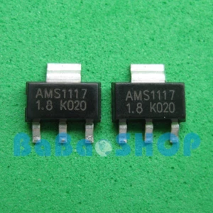 20pcs New AMS1117-1.8 LM1117 AMS1117 1.8V 1A Voltage Regulator SOT-223 - Picture 1 of 1
