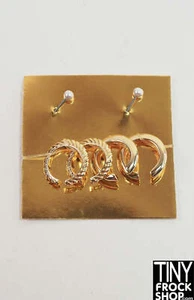 JHD Mizi Covergirl Gold Bracelet and Earring Set - Picture 1 of 2