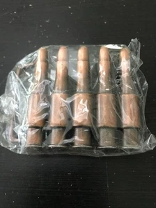 Hebilla de cinturón redonda de munición vintage "balas" - Imagen 1 de 2