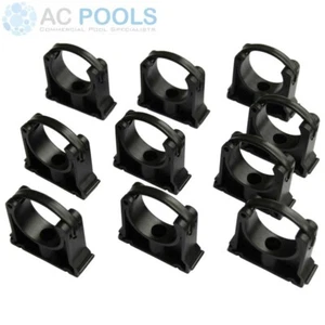 Pipe Clips 100mm - 10 Pack - Georg Fischer KLIP-IT (For PVC Pressure Pipe) Black - Picture 1 of 3