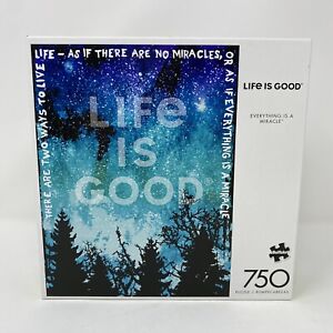 Life is Good Everything Is A Miracle Jigsaw Puzzle 750 Piece Buffalo Games