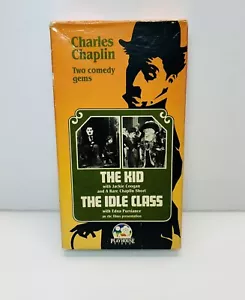Charlie Chaplin Comedy - The Kid / The Idle Class VHS - Playhouse Video - Picture 1 of 7