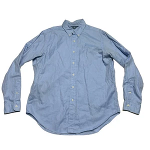 Ralph Lauren Shirt Mens Large Blue Button Up Classic Fit Casual Preppy - Picture 1 of 8