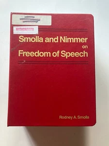 Smolla and Nimmer on Freedom of Speech, Volume 1 | Rodney A. Smolla | Law - Bild 1 von 7