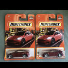 Matchbox Diecast Cars Lot Of 2 Telsa Model Y Red