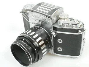 Exakta Varex IIa + Lichtschacht ART DEKO + Westanar 2,8/50 Zebra Bronxville-N.Y - Bild 1 von 12