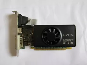 EVGA Nvidia GeForce GT 640 01G-P3-2642-KR 1GB DDR3 Graphics Card GPU W/ WARRANTY - Picture 1 of 9