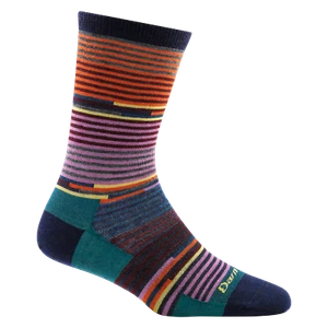 USA 1692 NAVY DARN TOUGH PIXIE CREW Light Womens Run Socks S M L Wool - Picture 1 of 7