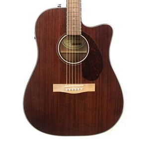 Fender CD-140SCE all Mahogany Dreadnought acoustic electric guitar - Picture 1 of 20