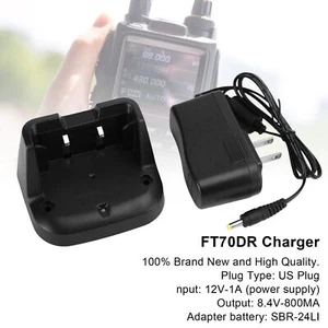 7.4Vbattery Fast Rapid Dock Charger For Ft70Dr Ft70D Radio Walkie Talkie Us CP - Zdjęcie 1 z 11