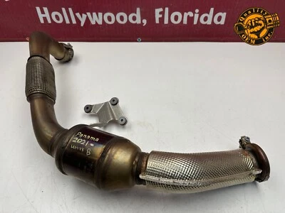 2020-2023 PORSCHE PANAMERA 2.9 RIGHT EXHAUST PIPE W/ CATALYTIC CONVERTER OEM 52k - Image 1 of 4