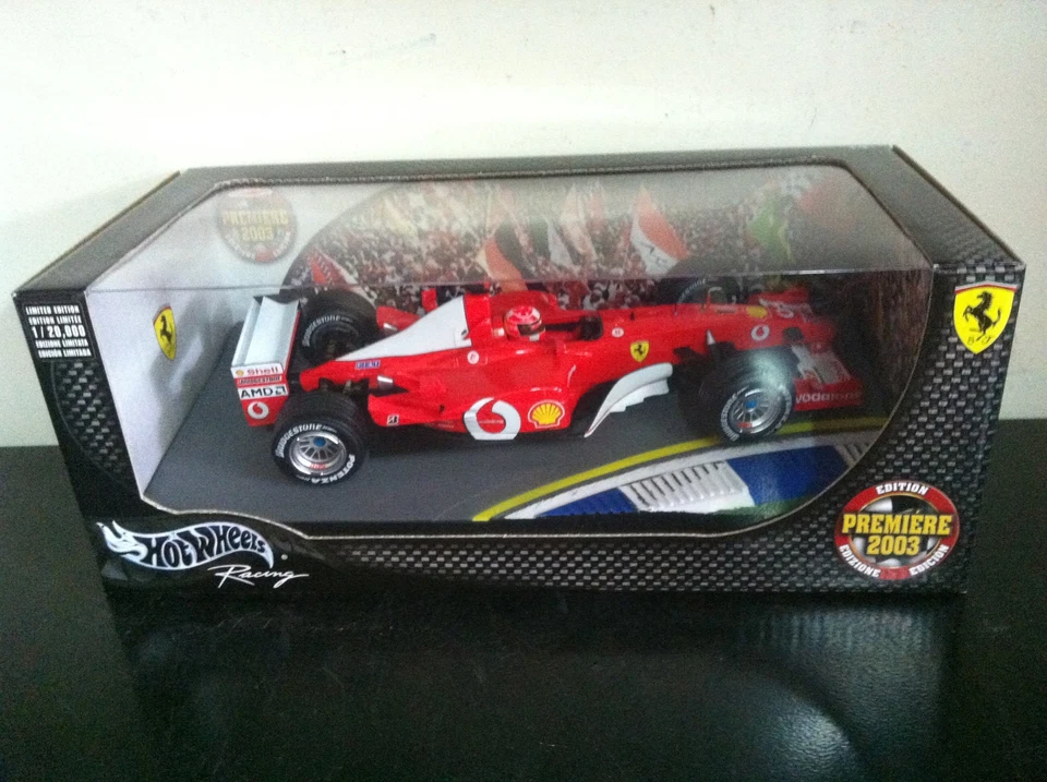 Mattel Hot Wheels 1:18 F1 FERRARI F-2003 Schumacher PREMIERE EDITION MIB, 2003 - Immagine 1 di 1