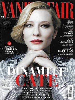 Vanity Fair Magazine Cate Blanchett Mike Tyson Bruce Springsteen Brad Pitt 2014 - Image 1 of 4
