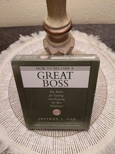 How to become a GREAT BOSS unabridged  by Jeffrey Fox NEW Hard to Find on Audio! - Picture 1 of 5