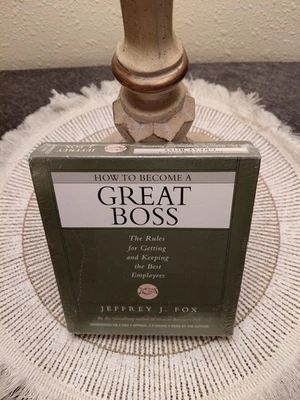 How to become a GREAT BOSS unabridged  by Jeffrey Fox NEW Hard to Find on Audio! - Image 1 of 4