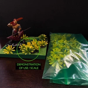 40x HÁGALO USTED MISMO ARBUSTOS EN MINIATURA (amarillo verde) - RPG Wargaming DND Terrain 28 mm - Imagen 1 de 6