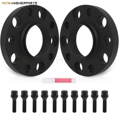For 2 Pcs 20mm 5x120 12x1.5 Hub Centric Wheel Spacers 1996-2013 BMW 328i - Изображение 1 из 4