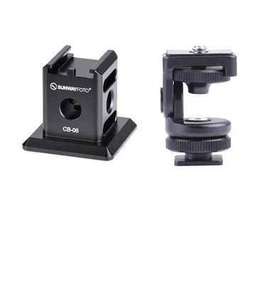Sunwayfoto CB-60 + HB-02 Cold She & Hot Shoe Tilt Head Multi-Purpose Sunway (A1) - Image 1 of 4