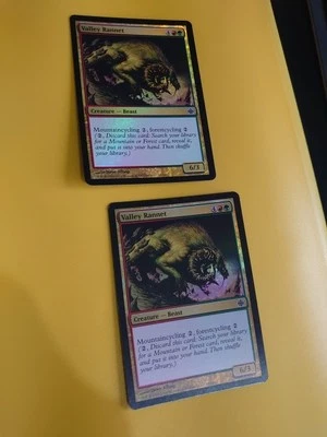 Valley Rannet x2  Beast Alara Reborn. Magic the Gathering FOIL 2 Card. - Image 1 of 4