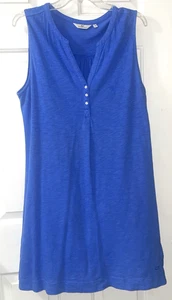 Women’s Vineyard Vines Sleeveless Blue Swim Beach Cover Up Size M. - Picture 1 of 6
