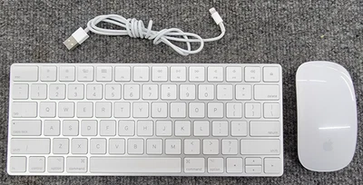 Apple A1657 Magic Mouse 2 And Apple A1644 Wireless Keyboard W/ Cord - Image 1 of 4