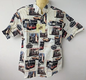 Ford Mustang Hemd  Vintage Rockabilly Classic Joe Marlin L XL - Bild 1 von 4