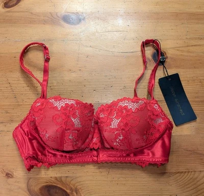 NWT Pleasure StateJemima Woolf Contour Balconnet Bra 32B List: $65 - Image 1 of 4