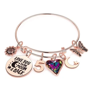 Geburtstag Bettelarmband - Geschenk für Frauen, Mädchen, Mama, Schwester, Freundin, Tochter - Bild 1 von 7