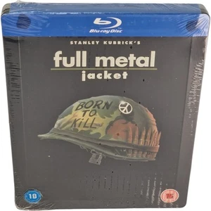 Full Metal Jacket Blu-Ray Steelbook Débossé - Zavvi Exclusive Limited Edition - Picture 1 of 8
