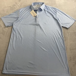 Nuevo con etiquetas Collares and Co Vestido Cuello Polo Para Hombres 2XLT Relajado Pata de Gallo Azul Elástico - Imagen 1 de 12