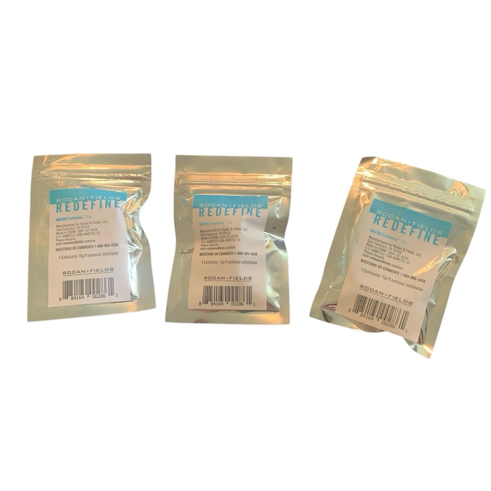 New RODAN + FIELDS REDEFINE Macro Exfoliator Tip Quantity 3 - Image 1 of 1