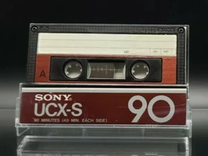 (Used) Sony UCX-S 90 Blank Audio Cassette Tape Type II High Bias, Japan 1982 - Picture 1 of 8
