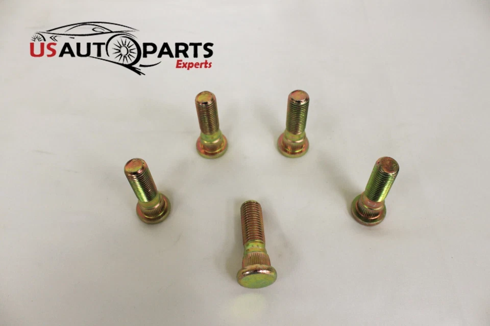 SET OF 5 WHEEL LUG STUD FRONT/ REAR FOR DODGE SONATA CALIBER SEBRING 1985-2017 - Image 1 of 4
