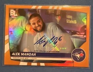 2023 Topps Big League Baseball Alek Manoah #220 RC Auto Orange Foil - Picture 1 of 2