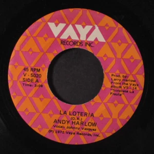 ANDY HARLOW: la loteria / superstar VAYA 7" Single 45 RPM - Picture 1 of 2