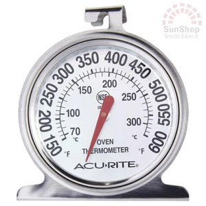 100% Genuine! ACURITE Stainless Steel Oven Dial Thermometer! RRP $19.95! - Picture 1 of 3
