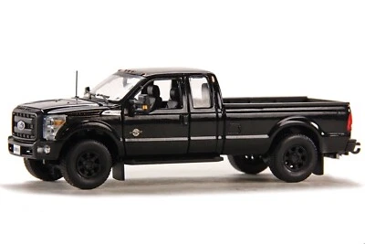Sword SW1150KA Ford F250 Super Cab w/Trailer - Black/Aluminum 1/50 Die-cast MIB - Image 1 of 4