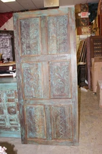 Antique Barn Door Interior Door Carved Wooden Door Panel Hand Carved Barn Door