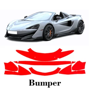 Front bumper PreCut PPF Paint Protection Film For McLaren 600LT 2019-2021 - Picture 1 of 6