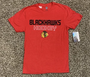 NEW w/tags Chicago Blackhawks Hockey Mens S Red Graphic Shirt NHL Tshirt - Picture 1 of 5