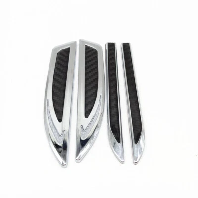 Adhesivo para guardabarros lateral de carrocería de coche calcomanías emblema de daga accesorios de cubierta de ventilación Foto 1 de 4