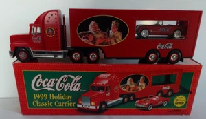 Coca-Cola 1999 Holiday Classic Carrier Lights Up - with 53 Classic Corvette, NEW - Picture 1 of 12