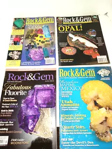 Rock & Gem magazines set of 4 pre-owned - Picture 1 of 5
