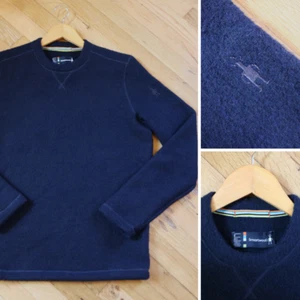 Suéter SMARTWOOL Para Hombre S Negro Cuello Redondo Peso Medio Manga Larga Logo Bordado - Imagen 1 de 8