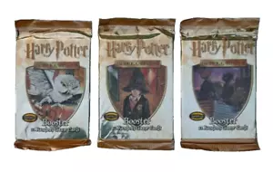 HARRY POTTER TRADING CARD GAME TCG CCG 3x SEALED BOOSTER PACKS WOTC 2001 - Foto 1 di 1